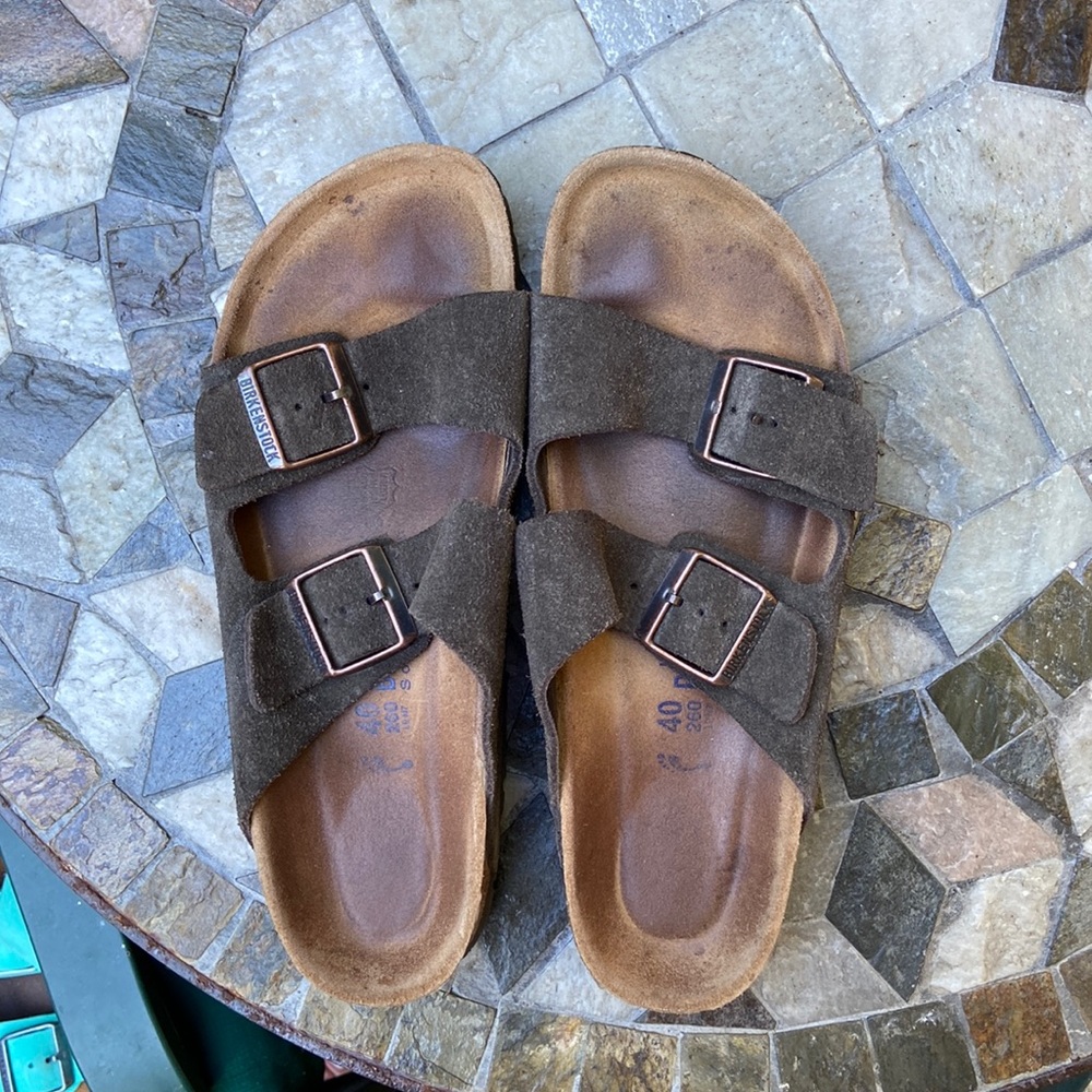 Birkenstock Suede Leather in “Mocha”